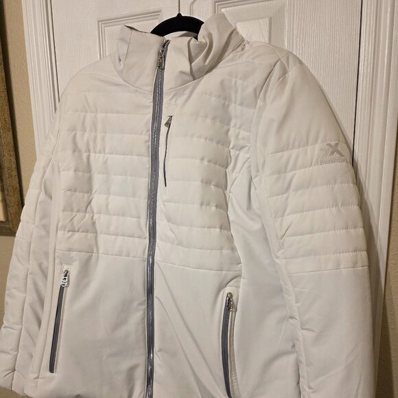 Zero Xposure Winter Puffer Coat Ski Jacket White Activewear women's XXL - NWOT - Picture 1 of 5